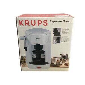 Krups Bravo 871 Espresso Coffee Machine 4 Cups Cappuccino Maker With Frother